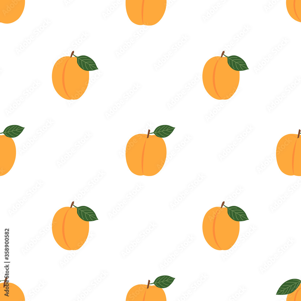 Apricot. Seamless Vector Patterns Apricot. Seamless Vector Patterns