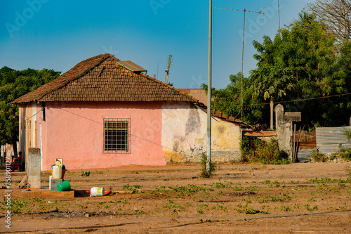 Architecture of Bolama, the former capital of Portuguese Guinea photo