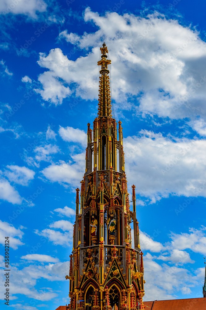 Architecture of Nuremberg, the largest in town in Franconia, Bavaria state, Germany Architecture of Nuremberg, the largest in town in Franconia, Bavaria state, Germany