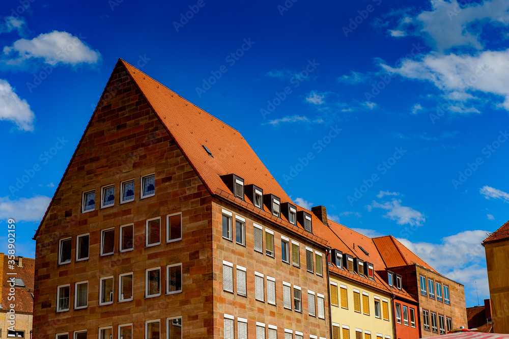 Architecture of Nuremberg, the largest in town in Franconia, Bavaria state, Germany Architecture of Nuremberg, the largest in town in Franconia, Bavaria state, Germany