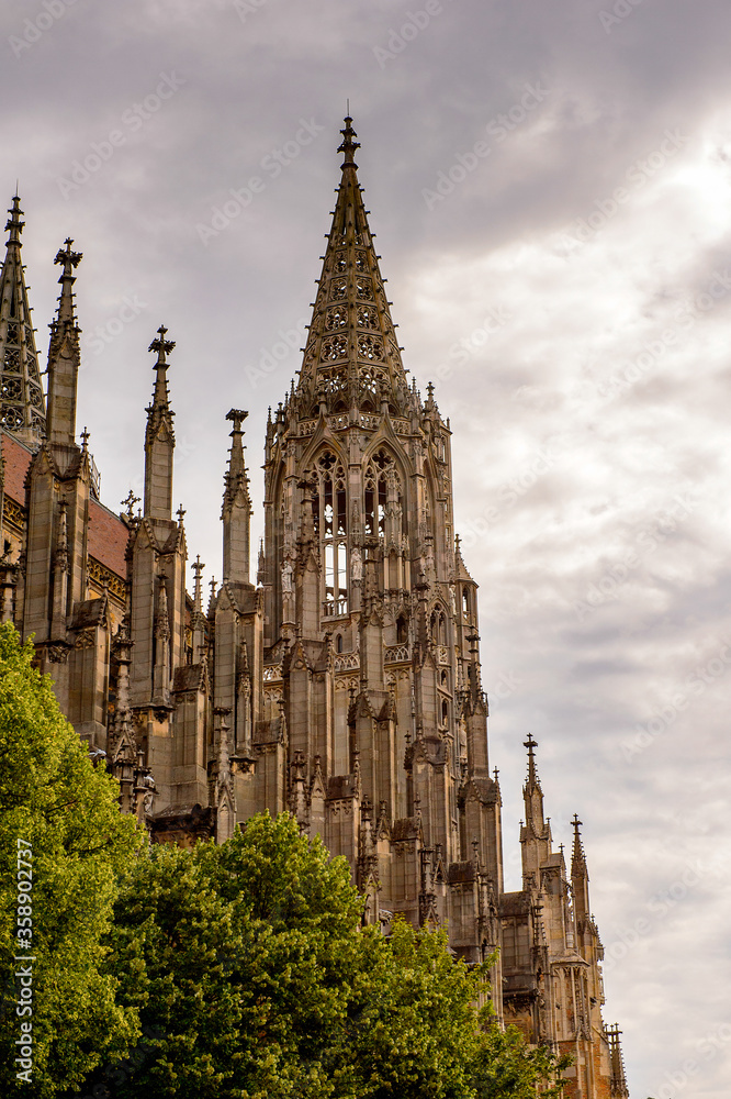 Fototapeta premium Ulm Minster, a Lutheran church, Baden-Wurttemberg, Germany