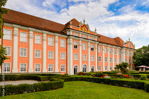 Palace in Meersburg, a town of Baden-Wurttemberg in Germany at Lake Constance.
