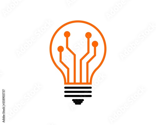 Bulb with tech circuit