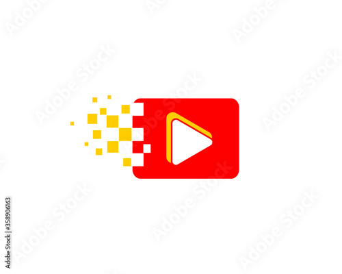 Free Download Pixel media button - GFXLoad