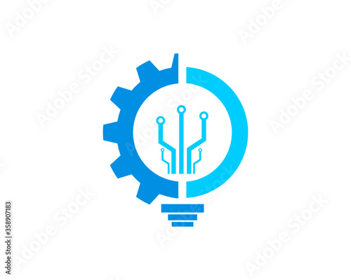 Combination gear and bulb with tech electrical