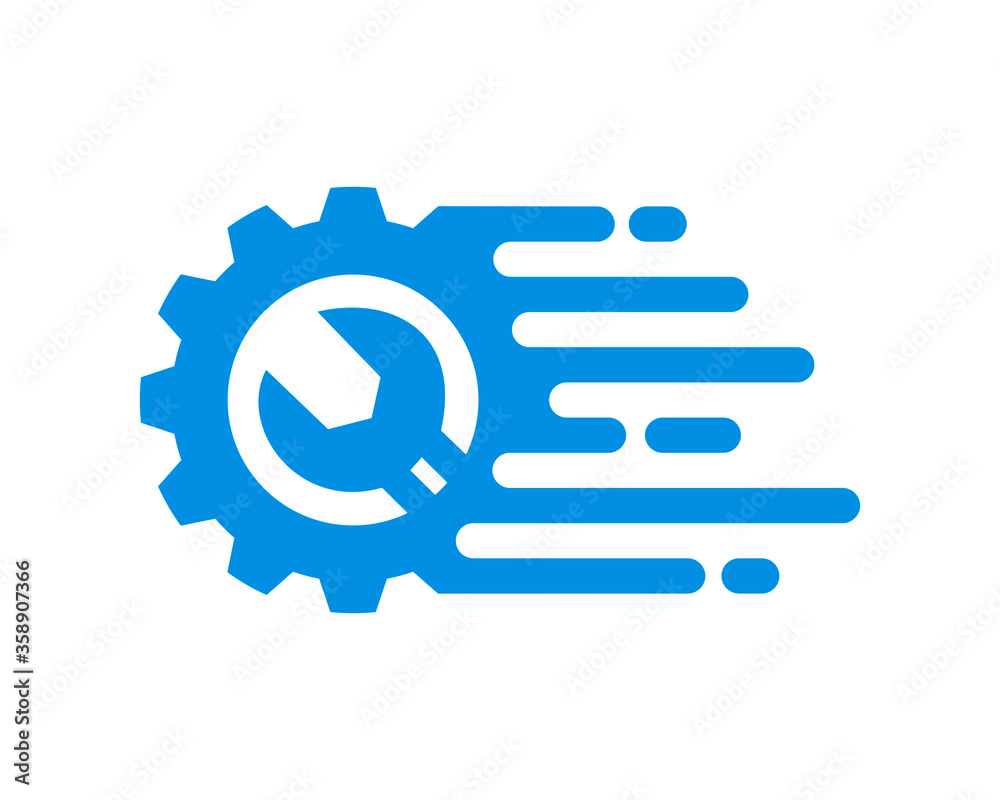 Fast gear repair with wrench inside Fast gear repair with wrench inside
