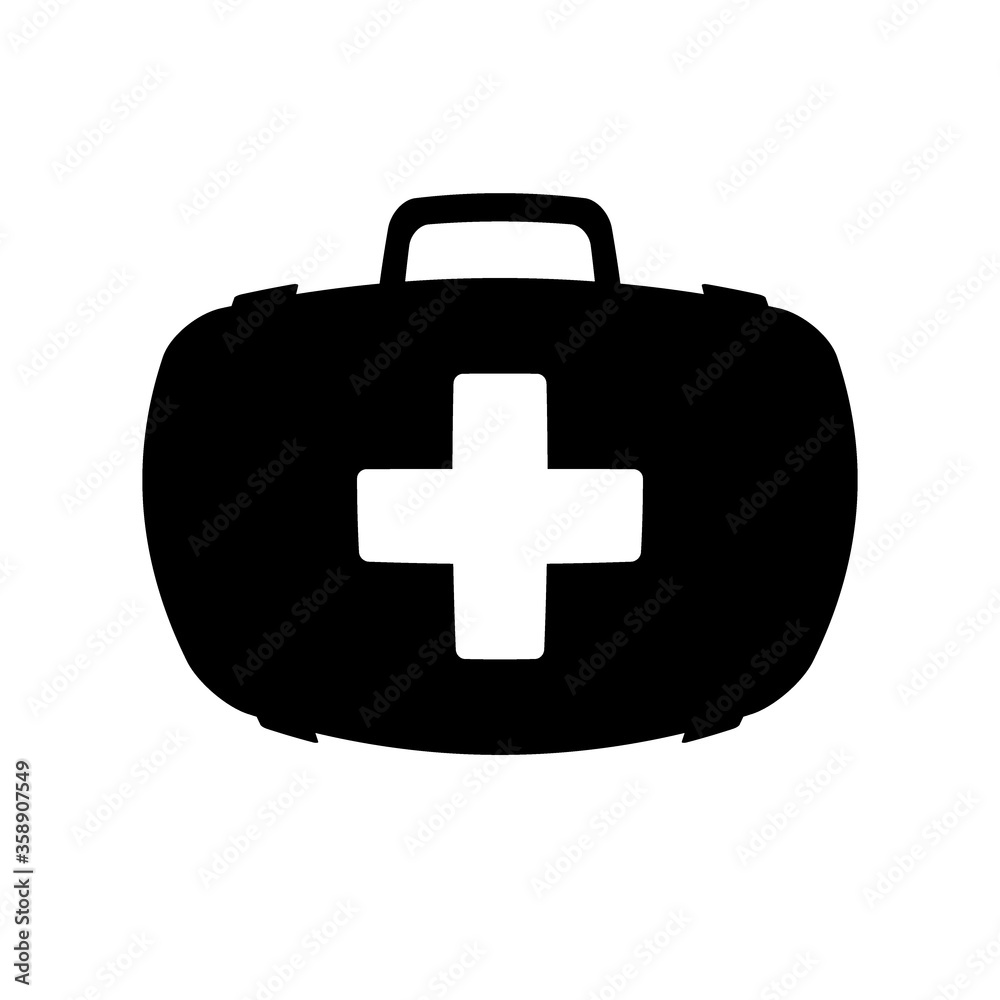 Obraz premium First aid symbol icon.