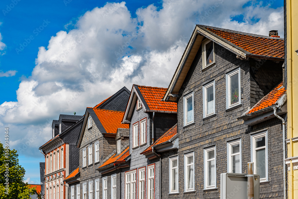 It's Old town of Gorlar, Lower Saxony, Germany. Old town of Goslar is a UNESCO World Heritage It's Old town of Gorlar, Lower Saxony, Germany. Old town of Goslar is a UNESCO World Heritage