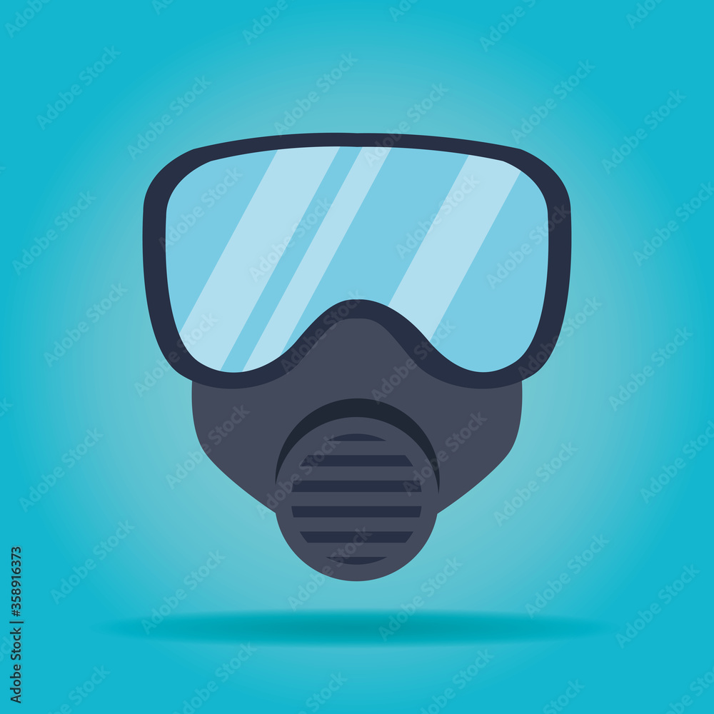 biosafety mask protection accessory icon biosafety mask protection accessory icon