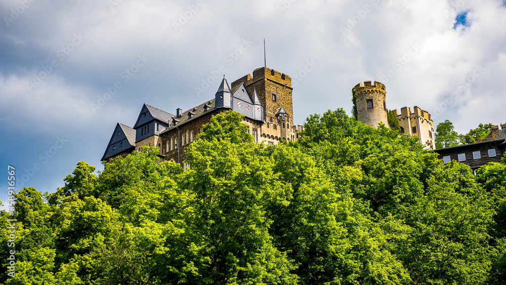 It's Castle on the top of the hill in Koblenz, Germany