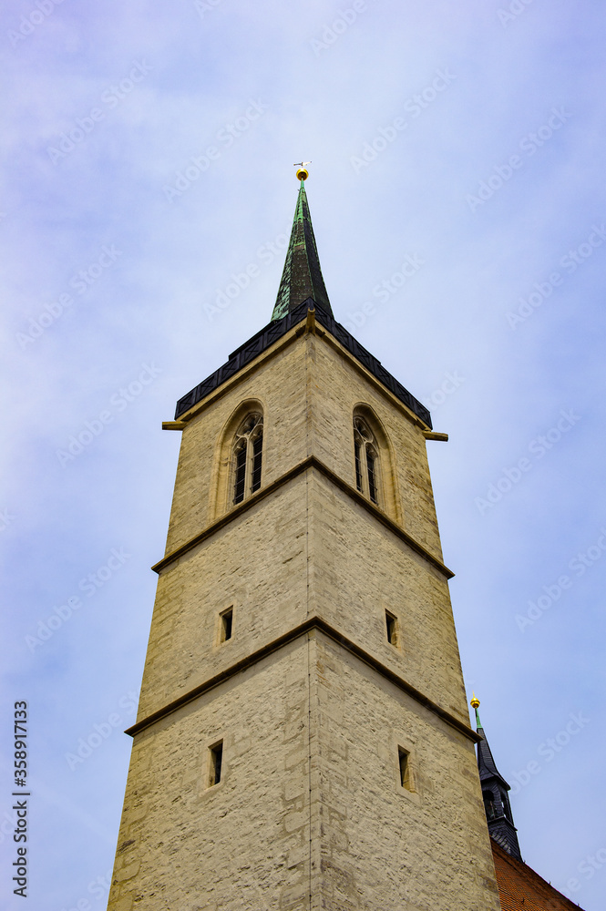 It's All Saints Church of the city of Erfurt, Germany. Erfurt is the Capital of Thuringia and the city was first mentioned in 742