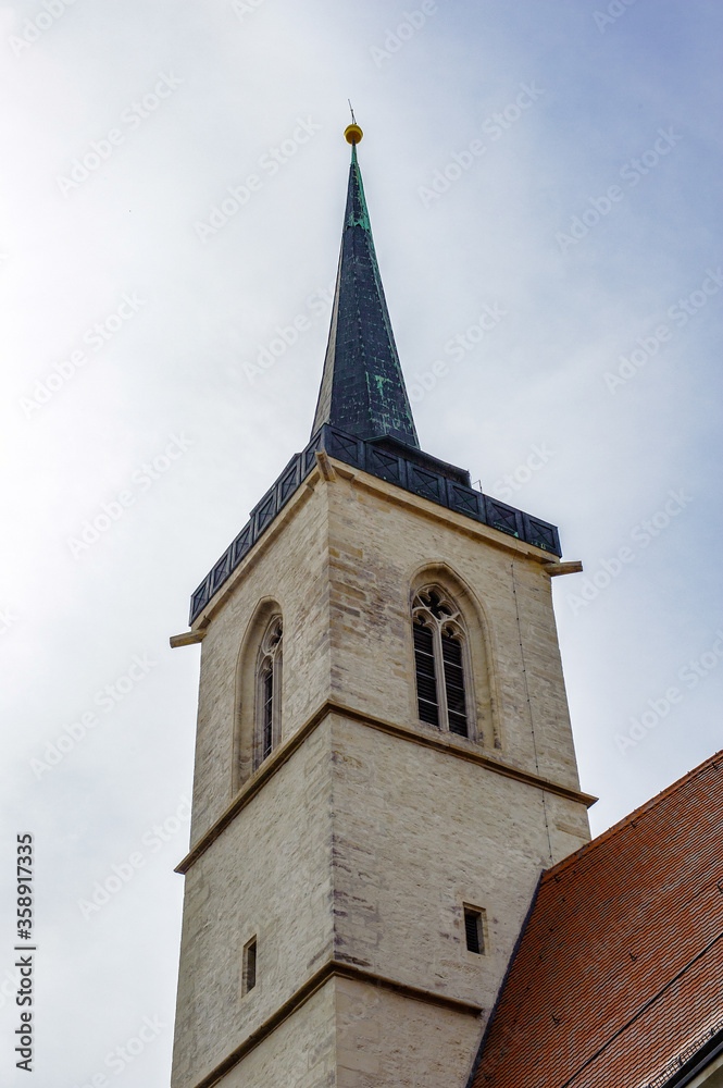 It's St Laurence's Church of the city of Erfurt, Germany. Erfurt is the Capital of Thuringia and the city was first mentioned in 742