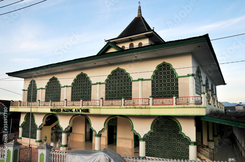 Indonesia is known for its majority Muslim community, so wherever a beautiful mosque can be found photo