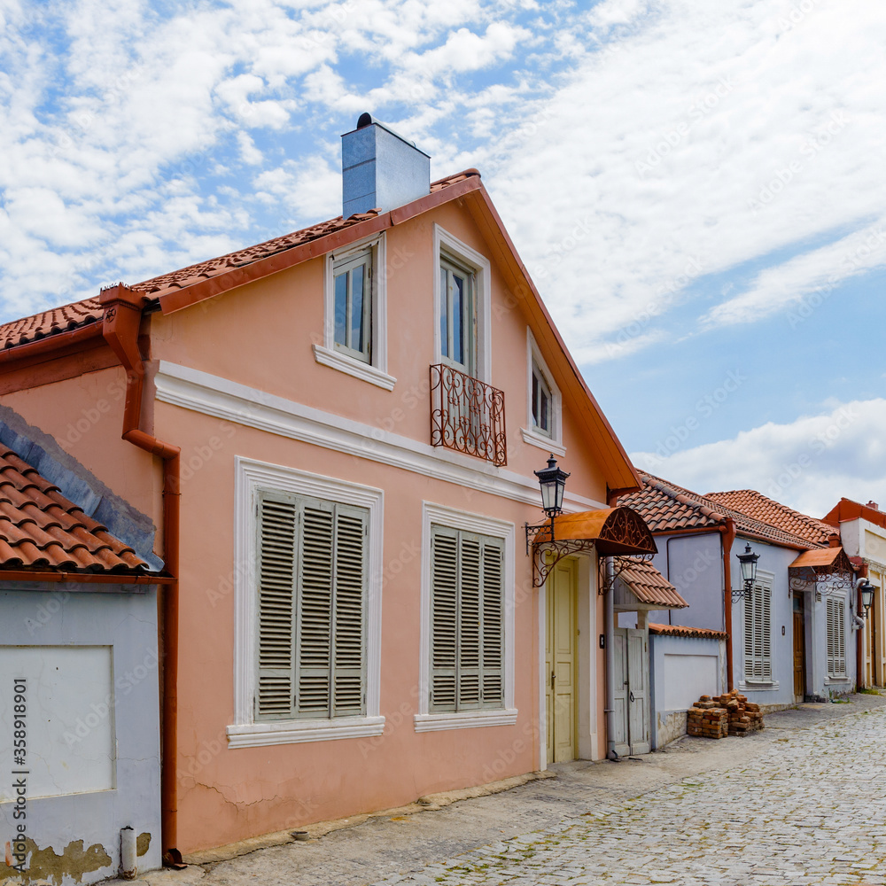 It's Houses of Sighnaghi, wine capital of Kakheti region in Georgia, It's Houses of Sighnaghi, wine capital of Kakheti region in Georgia,