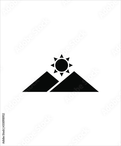 landscape icon,vector best flat icon.