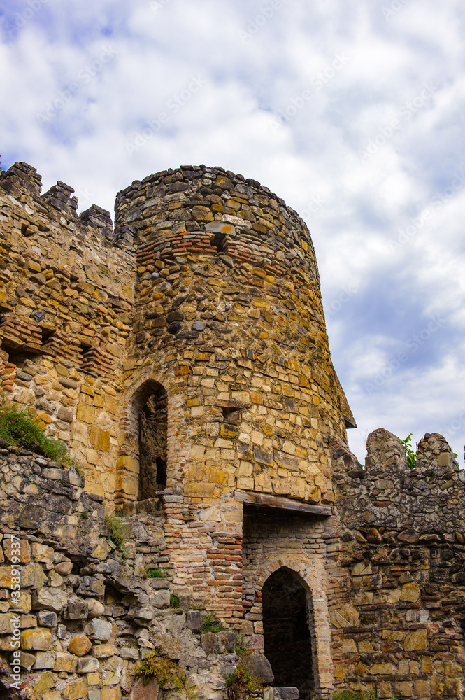 It's Part of the Ananuri Castle, a castle complex on the Aragvi River in Georgia