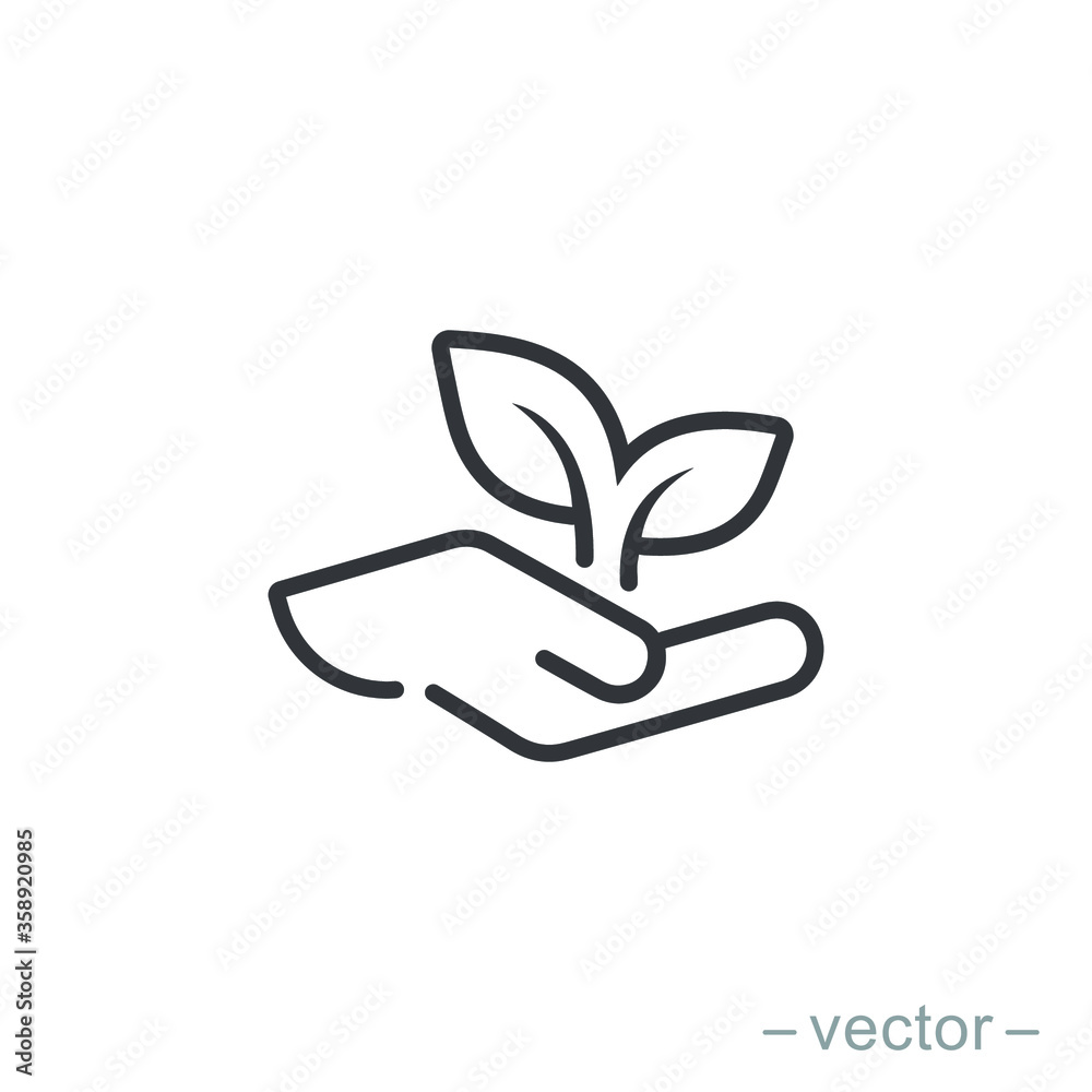 Leaf shoots with environmental protection signatures Leaf shoots with environmental protection signatures