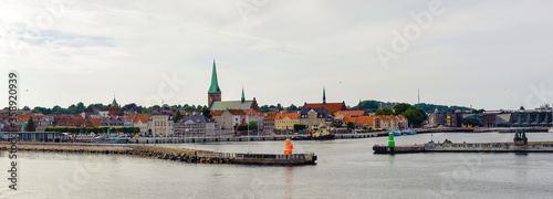 Panorama of Helsingor, Denmark