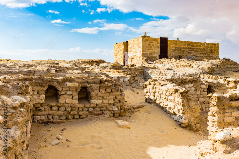Fototapeta premium It's Ruins of the Temple of Alexander the Great, Egypt