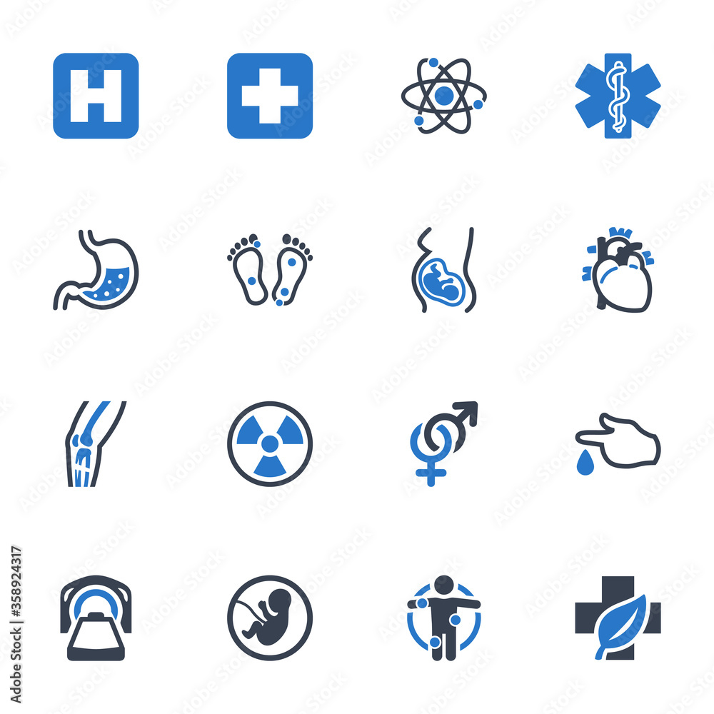 Medical & Health Care Icons - Set 9 Medical & Health Care Icons - Set 9