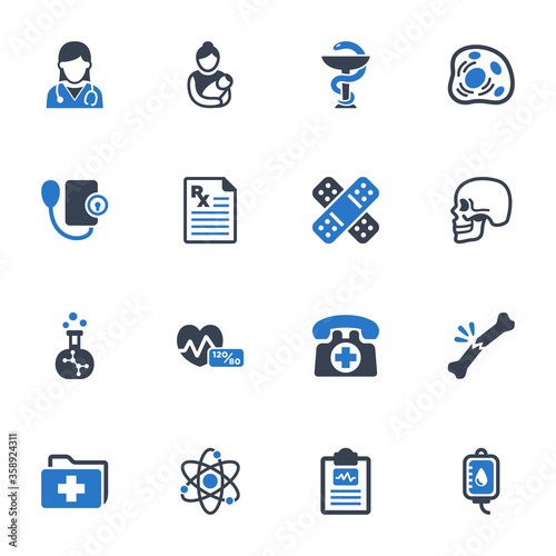 Medical & Health Care Icons - Set 8