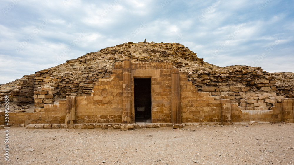 It's Ruins of the Saqqara necropolis, Egypt. UNESCO World Heritage It's Ruins of the Saqqara necropolis, Egypt. UNESCO World Heritage