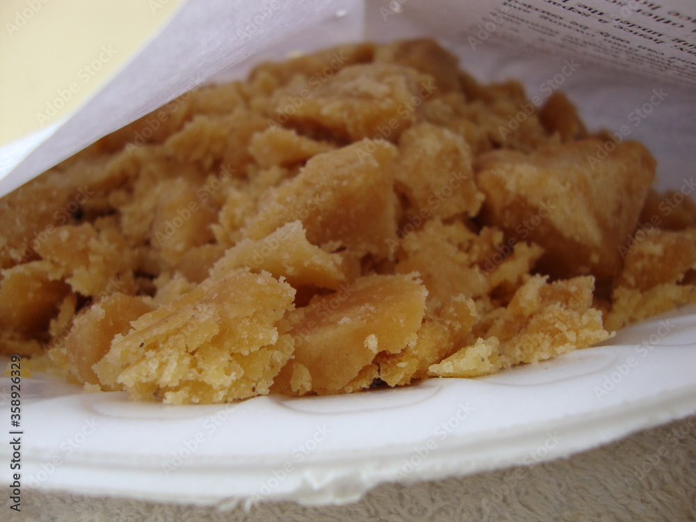 grated jaggery