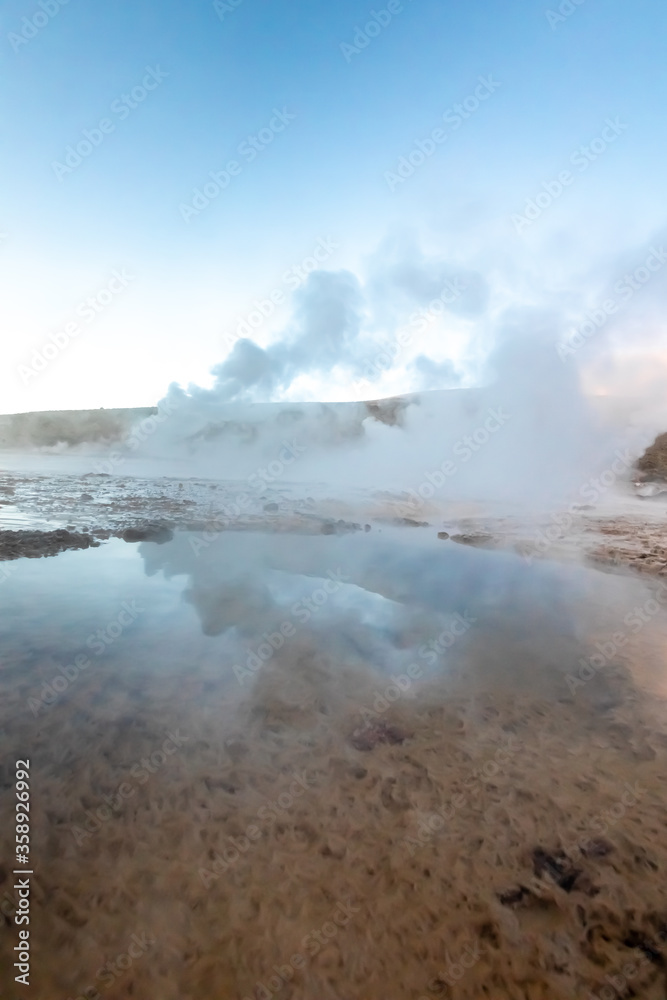 El Tatio geysers , San Pedro de Atacama, Chile.