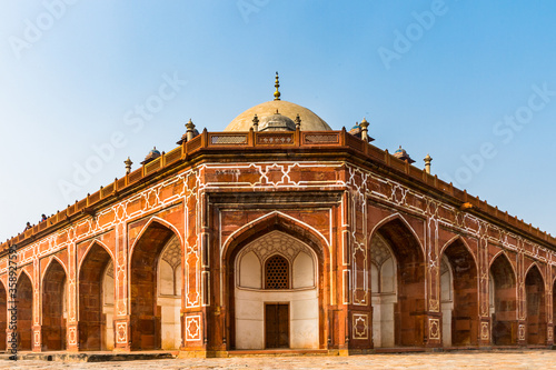It's Humayun's Tomb complex,the tomb of the Mughal Emperor Humayun in Delhi, India. UNESCO World Heritage Site photo
