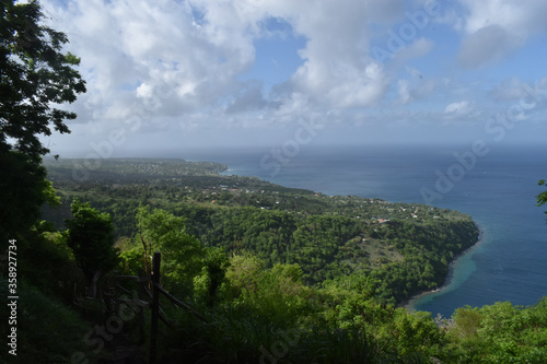 view of the sea from above