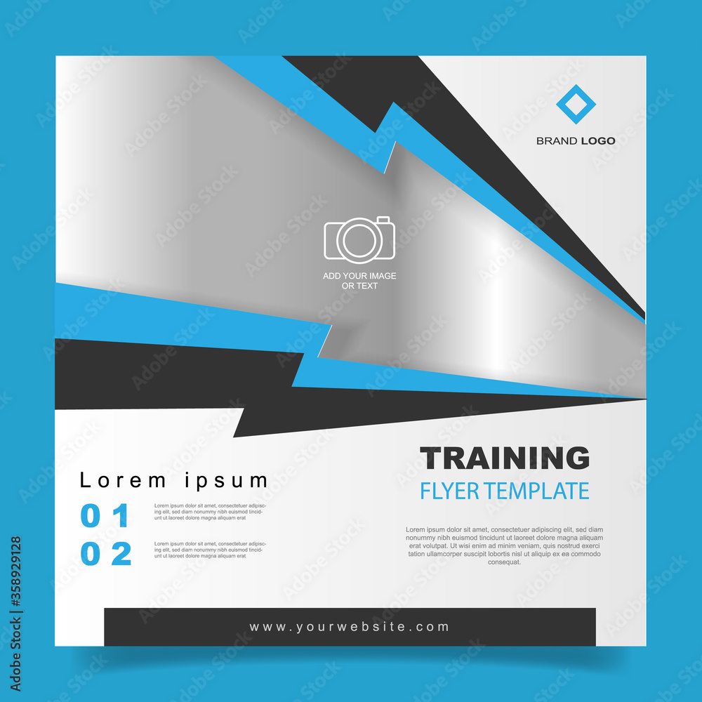 Training flyer template. - Vector Training flyer template. - Vector