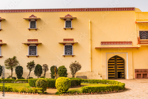 It's City Palace, a palace complex in Jaipur, Rajasthan, India. It was the seat of the Maharaja of Jaipur, the head of the Kachwaha Rajput clan. photo