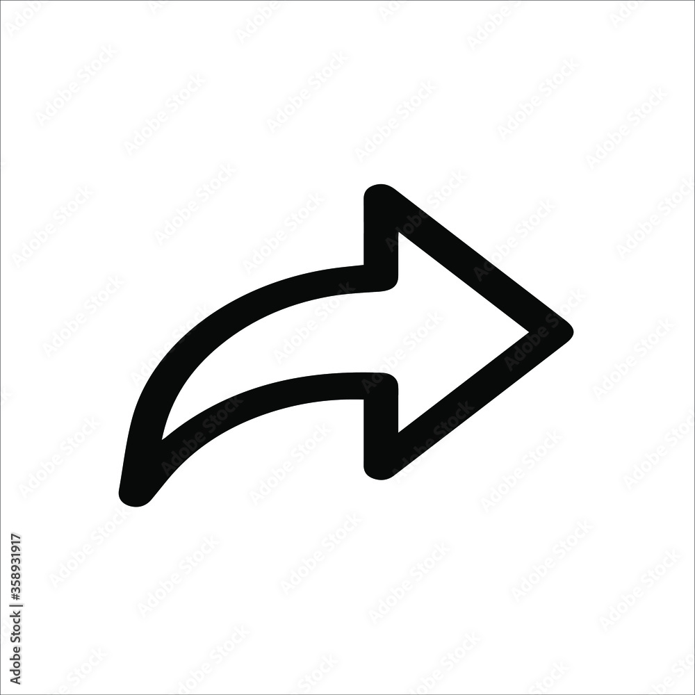 next arrow vector isolated icon, forward icon next arrow vector isolated icon, forward icon