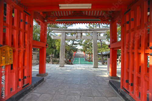Sumiyoshi Grand Shrine, Osaka, Japan. © LilyRosePhotos