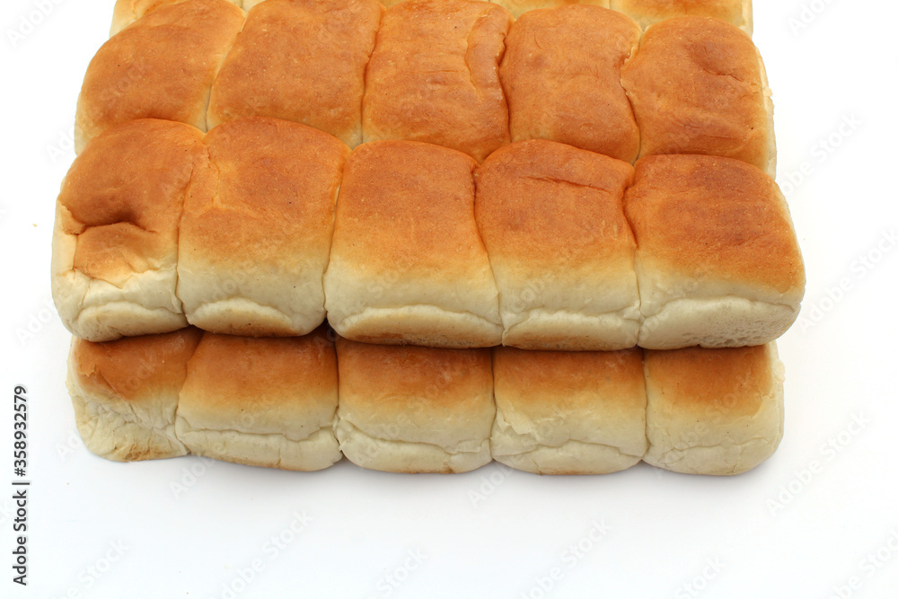 Bread, bakery icon, sliced fresh wheat bread isolated on white background Bread, bakery icon, sliced fresh wheat bread isolated on white background