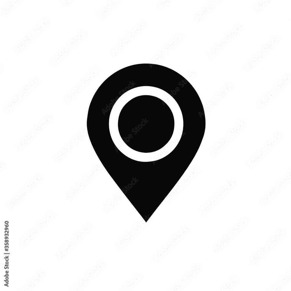 Pin icon vector. Location icon. Map pointer icon
Pin icon vector. Location icon. Map pointer icon