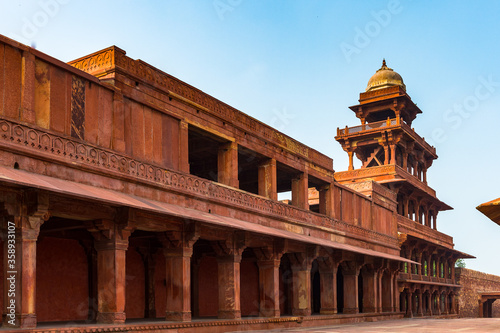 It's Fatehpur Sikri, a city in the Agra District of Uttar Pradesh, India. UNESCO World Heritage site.