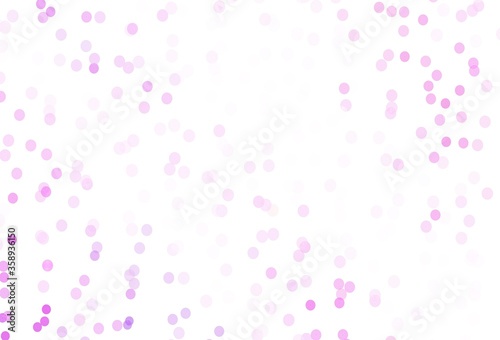 Light Purple, Pink vector layout with bright snowflakes.
