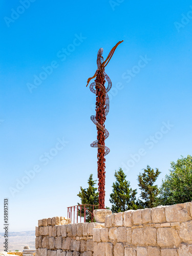 It's Brazen Serpent of Moses, Mount Nebo