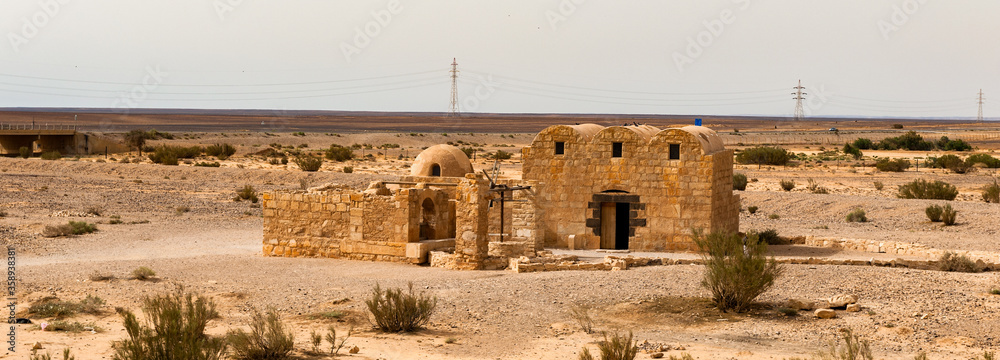 It's Qasr Amra, a desert castle in Jordan. UNESCO World Heritage site