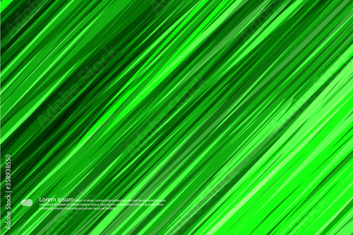 Bright green abstract background with diagonal dynamic lines. Summer background