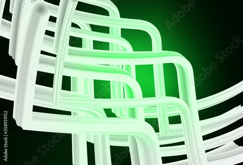 Dark Green vector abstract blurred background. © smaria2015