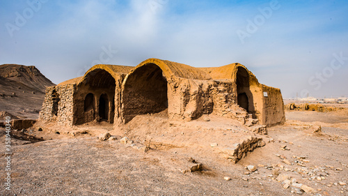 It's Zoroastrian city, near Towers of Silence, Yazd, Iran