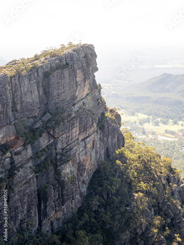 A cliff face at the Grampians mountain ranges in Halls Gap, Victoria, Australia