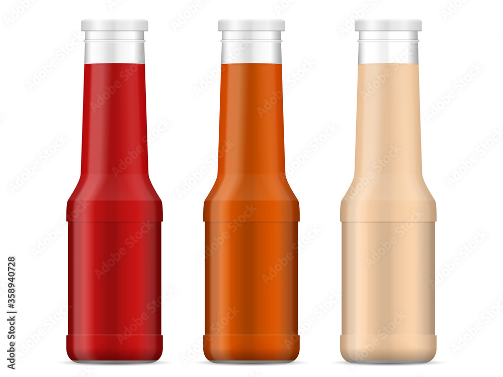 Bottle with sauce Bottle with sauce