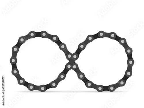 Bike chain infinity