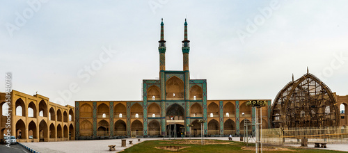 It's The Amir Chakmak Mosque, center of Yazd, Iran photo