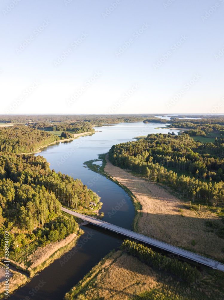 A view to Porkkala, area near Helsinki, Finland