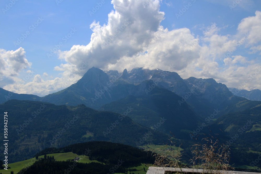 The Alps- Austria, the Hochkönig is a mountain range of the Berchtesgaden Alps and is one of the Salzburger Limestone Alps. The Alps- Austria, the Hochkönig is a mountain range of the Berchtesgaden Alps and is one of the Salzburger Limestone Alps.