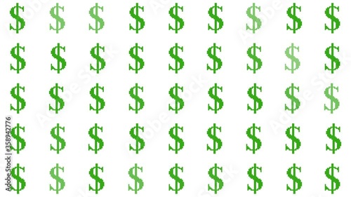 Woman Icon Transitions to Dollar Sign, Concept for Gender Inequality, Female Spending, Income and Wage Gap